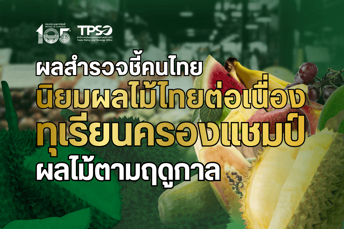 พฤติกรรมการเลือกซื้อและการบริโภคผลไม้ของประชาชน ปี 2569